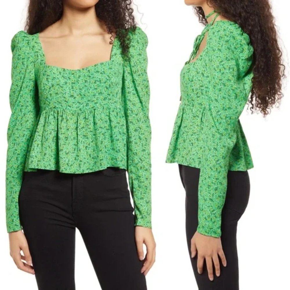 AFRM Peplum Top (Size Small - Worn Once!)